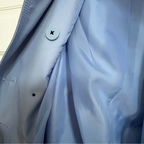 LIKE NEW Express Women's Blue Trench Coat - Picture 9 of 9